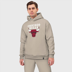 Мужской костюм oversize хлопок Chicago Bulls - фото 2