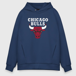 Мужское худи Oversize хлопок Chicago Bulls