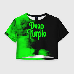 Женская футболка Crop-top 3D Deep Purple