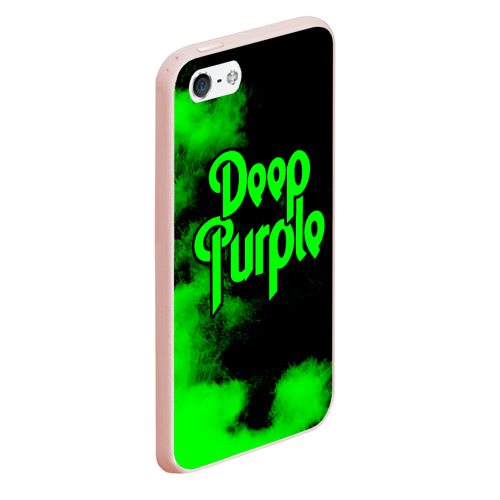 Чехол для iPhone 5/5S матовый Deep Purple, цвет светло-розовый - фото 3