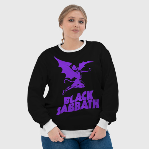Женский свитшот 3D Black Sabbath, цвет 3D печать - фото 6