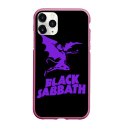 Чехол для iPhone 11 Pro Max матовый Black Sabbath