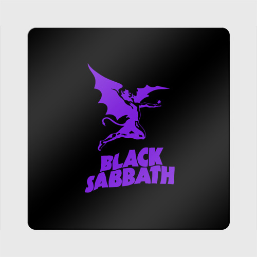 Магнит виниловый Квадрат Black Sabbath