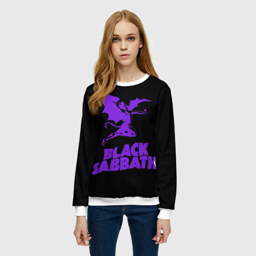 Женский свитшот 3D Black Sabbath, цвет 3D печать - фото 3