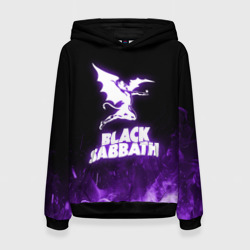 Женская толстовка 3D Black Sabbath neon