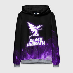 Мужская толстовка 3D Black Sabbath neon