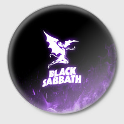 Значок Black Sabbath neon