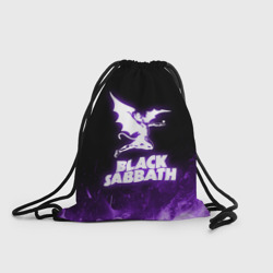 Рюкзак-мешок 3D Black Sabbath neon