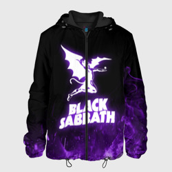 Мужская куртка 3D Black Sabbath neon