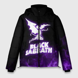 Мужская зимняя куртка 3D Black Sabbath neon