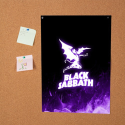 Постер Black Sabbath neon - фото 2