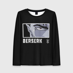 Женский лонгслив 3D Суровый взгляд Гатса. Берсерк