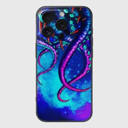 Чехол для iPhone 16 Pro силиконовый с защитой камеры Щупальца