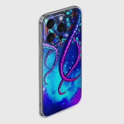Чехол для iPhone 15 Pro Max силиконовый с защитой камеры Щупальца - фото 2