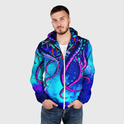 Мужская ветровка 3D Щупальца - фото 2