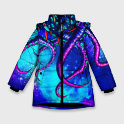 Зимняя куртка для девочек 3D Щупальца