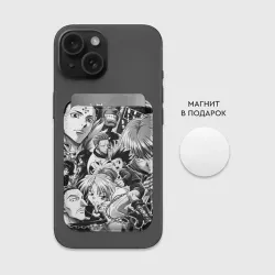 Картхолдер Magsafe магнитный Hunter X hunter BW - фото 2