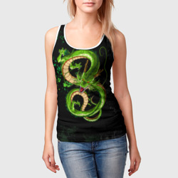 Женская майка 3D Шар дракона - фото 2