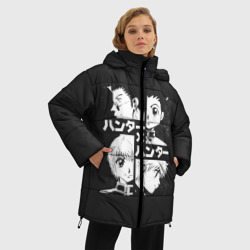 Женская зимняя куртка Oversize Лого лиц XX Hunter - фото 2