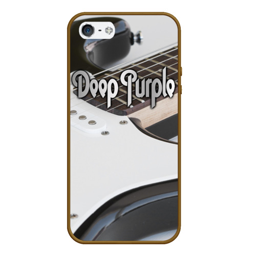 Чехол для iPhone 5/5S матовый Deep Purple, цвет коричневый