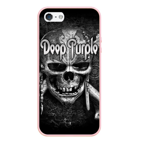 Чехол для iPhone 5/5S матовый Deep Purple, цвет светло-розовый