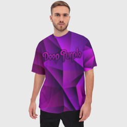Мужская футболка oversize 3D Deep Purple - фото 2