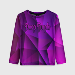 Детский лонгслив 3D Deep Purple