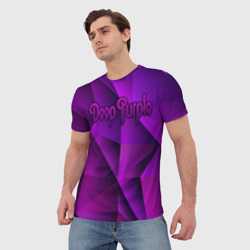 Мужская футболка 3D Deep Purple - фото 2