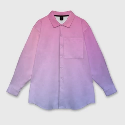 Женская рубашка oversize 3D Восход солнца