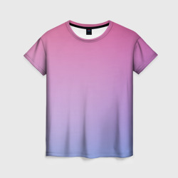 Женская футболка 3D Восход солнца