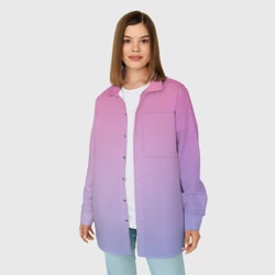 Женская рубашка oversize 3D Восход солнца - фото 2