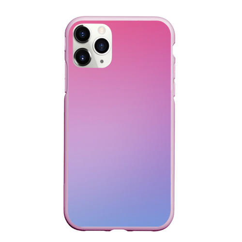 Чехол для iPhone 11 Pro Max матовый Восход солнца, цвет розовый