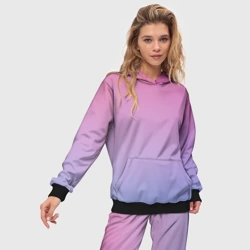 Женский костюм с толстовкой 3D Восход солнца - фото 2