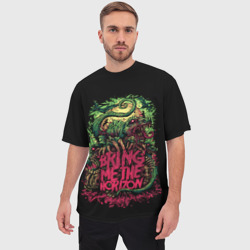 Мужская футболка oversize 3D Bring Me The Horizon - фото 2