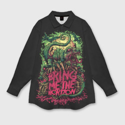 Мужская рубашка oversize 3D Bring Me The Horizon