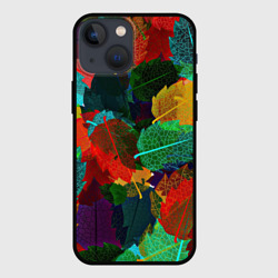 Чехол для iPhone 13 mini Abstract Autumn Leaves