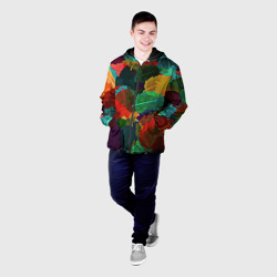 Мужская куртка 3D Abstract Autumn Leaves - фото 2