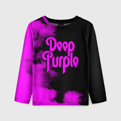 Детский лонгслив 3D Deep Purple