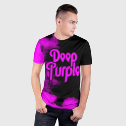 Мужская футболка 3D Slim Deep Purple - фото 2