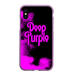 Чехол для iPhone XS Max матовый Deep Purple