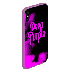 Чехол для iPhone XS Max матовый Deep Purple - фото 2