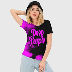 Женская футболка 3D Slim Deep Purple - фото 2