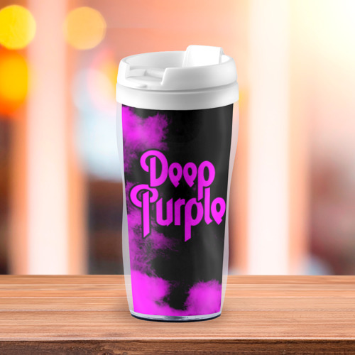 Термокружка-непроливайка Deep Purple, цвет белый - фото 3