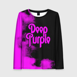 Женский лонгслив 3D Deep Purple