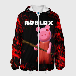 Мужская куртка 3D Roblox Piggy - Свинка Пигги