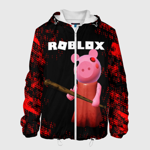 Мужская куртка 3D Roblox Piggy - Свинка Пигги, цвет 3D печать