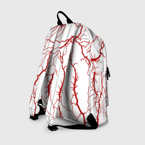 Рюкзак 3D с принтом Сосуды, вид сзади #1