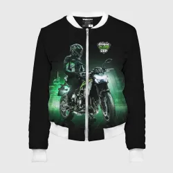 Женский бомбер 3D Kawasaki Ninja Cup