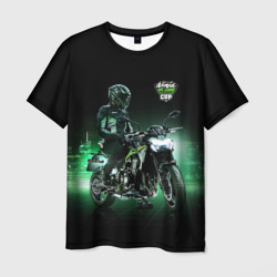 Мужская футболка 3D Kawasaki Ninja Cup