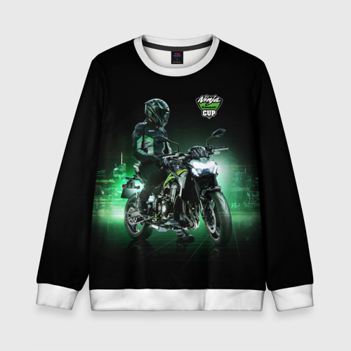 Детский свитшот 3D Kawasaki Ninja Cup, цвет 3D печать